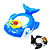  Whale Shaped Inflatable Baby Swim Ring