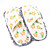  Floral Straw Mat Slippers and Mop