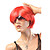  Capless Synthetic Short Red Party Wigs
