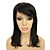  Full Lace 14 Inch 100% Human Hair Yaki Straight Hair Wig