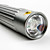  SIPIK Sk 1-Mode Cree XR-E Q5 LED Flashlight (120LM, 3xAAA, Silver)