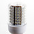  E27 78-ledede 3-3.5W 190-210lm 6000-6500K naturlig hvitt lys ledet mais pære (230v)