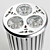  3*3W E27 600LM 2800-3500K Warm White LED Light Bulb (95-265)