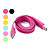  Flat Design Charging and Data USB Cable for iPhone and the New iPad (100cm, Assorted Colors)