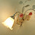  Country Style Ceramic Wall Light with 2 Lights