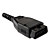  OBD2 16-Pin Connector Car Diagnostic Male Cable, Black