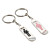  Skateboard Metal Couple Keychains (1 Pair)