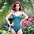  a-line costume intero halter sexy
