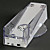  usb led azul base de enfriamiento transparente para wii (blanco)