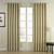  (Two Panels)  Classic Jacquard Energy Saving Curtains