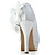  Satin Stiletto Heel Platform With Satin Flower Wedding Shoes (More Colors Available)