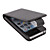  PU-Leder Etui für das iPhone 4 und 4S mit Litschi Muster(Schwarz)