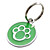  Dog Paw Style Dog Name Tag (Assorted Colors)
