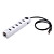  7-Port USB 2.0 Hub (480mbps, blanc)
