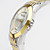  (Par) Elegante Reloj de Pulsera para Parejas de Mecanismo Quartz Análogo - Plateado Con Dorado