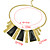  Fashion Resin Alloy Platinum Necklace