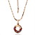  18K Gorgeous Fashion Rhinestone Alloy Circle Necklace (More Colors)