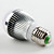  Ampoule LED Ronde Blanc Chaud (220V), E27 6W 550-650LM 3000-3500K