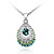  Austrian Crystal With Real Platinum Plated Anti-Allergy Ladies Necklace India Princess (More Colors)