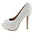  Fabric Stiletto Heel Peep Toe / Pumps Wedding / Party Evening Shoes