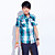  moda para hombre camisa de comprobar
