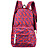  Casual Blumendruck Damen Nylon Rucksack