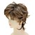  Capless Synthetic Brown Short Curly Wig