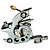  2 kit tattoo armas com poder ponteiro inteligente e 14 de tinta de cor