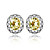  Moon Austrian Crystal In Real Platinum Plated Ladies' Earrings (More Colors)