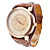  Fashionable Unisex's PU Analog Quartz Wrist Watch (Assorted Colors)