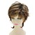  Capless Synthetic Brown Short Curly Wig