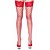  Red Lace Sexy Transparent Net Stockings