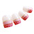  bunten Traum Nail Art Tips mit Kleber (24X)