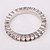  Gorgeous Rhinestone 18K Gold Full Circumference Fashion Ring