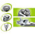  100V-240V Rechargeable Waterproof Rotary Type Shaver