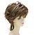  Capless Synthetic Brown Short Curly Wig