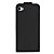  Classic Flip PU Leather Case for iPhone 4 and 4S (Black)
