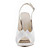  SIERRA - Slingbacks Hochzeit Pfennigabsatz Satin