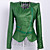  Long Sleeve Turndown Collar Evening/ Career PU Jacket  (More Colors)