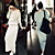  Round-neck Hoody and Long Skirt Set