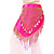  dancewear fluweel met munten / beading praktijk buikdans heupsjaal voor dames meer kleuren