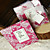  Picture Perfect Pink Glass Photo Coasters(set of 2)