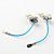  H3 6*5050 SMD White LED Car Signal Lights (2-Pack, DC 12V)