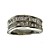  Geometric Two Layer Cubic Zirconia Fashion Ring