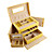  kleine vlinder alligatoring kunstleer ladies'jewelry box (meer kleuren)