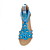  Kunstleder Keilabsatz Plattform Keile / Sandalen Party / Abend Schuhe mit Blume (weitere Farben)