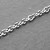  mote sølv belagt rhinestone hjerte charm kvinners armbånd