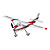  e-domodel mini-cessna182 2.4g 6ch rc avião (rtf)
