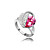 Gorgeous Platinum Plated Crystal Fashion Ring(More Colors)