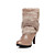  Beautiful Leatherette Stiletto Heel Ankle Boots With Tassel Party/Evening Shoes (More Colors)